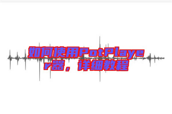 如何使用PotPlayer器，詳細(xì)教程