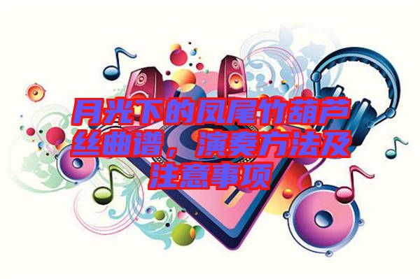 月光下的鳳尾竹葫蘆絲曲譜，演奏方法及注意事項(xiàng)