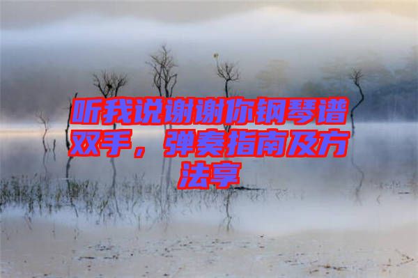 聽(tīng)我說(shuō)謝謝你鋼琴譜雙手，彈奏指南及方法享