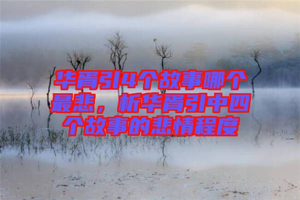 華胥引4個故事哪個最悲，析華胥引中四個故事的悲情程度