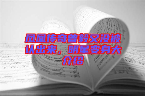 鳳凰傳奇曾毅又沒(méi)被認(rèn)出來(lái)，明星變身大介紹