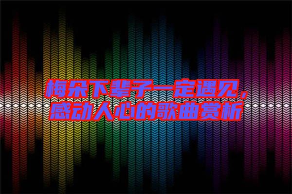 梅朵下輩子一定遇見，感動人心的歌曲賞析