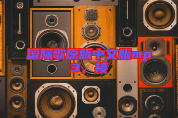 國(guó)際歌原版中文版mp3，接