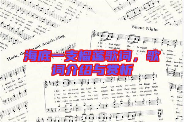 海底一支榴蓮歌詞，歌詞介紹與賞析