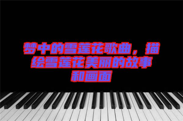 夢(mèng)中的雪蓮花歌曲，描繪雪蓮花美麗的故事和畫面