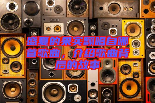 盛夏的果實翻唱自哪首歌曲，介紹歌曲背后的故事