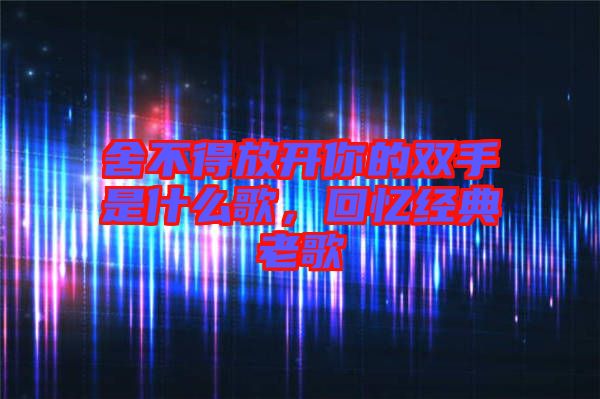 舍不得放開你的雙手是什么歌，回憶經(jīng)典老歌