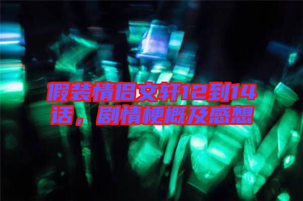 假裝情侶文軒12到14話，劇情梗概及感想