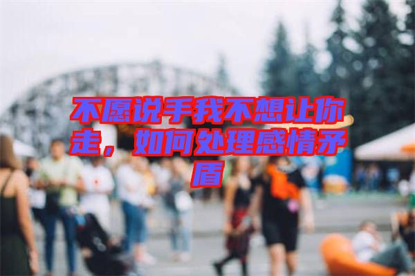 不愿說手我不想讓你走，如何處理感情矛盾