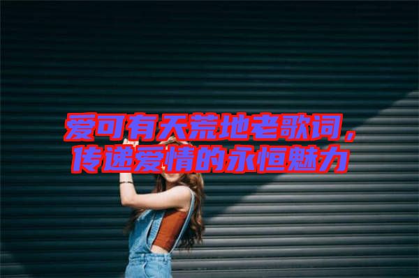 愛可有天荒地老歌詞，傳遞愛情的永恒魅力