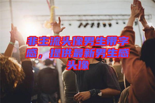 非主流頭像男生帶字感，提供最新男生感頭像
