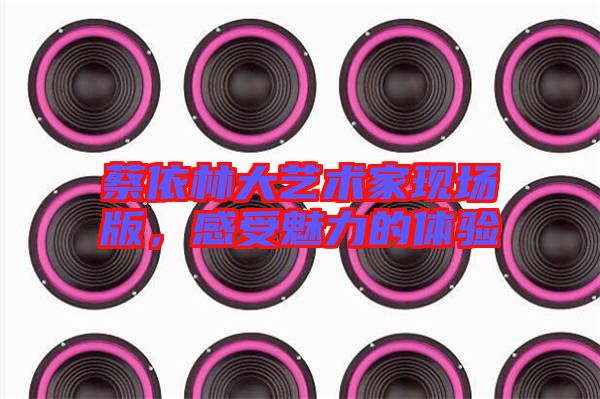 蔡依林大藝術(shù)家現(xiàn)場版，感受魅力的體驗