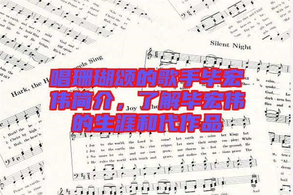 唱珊瑚頌的歌手畢宏偉簡介，了解畢宏偉的生涯和代作品