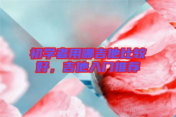 初學者用哪吉他比較好，吉他入門推薦