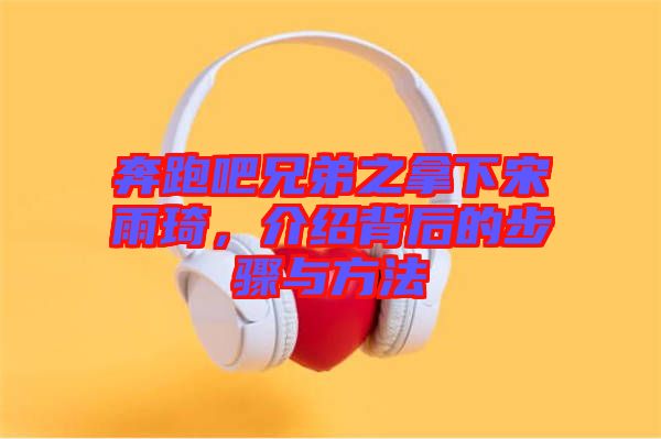 奔跑吧兄弟之拿下宋雨琦，介紹背后的步驟與方法