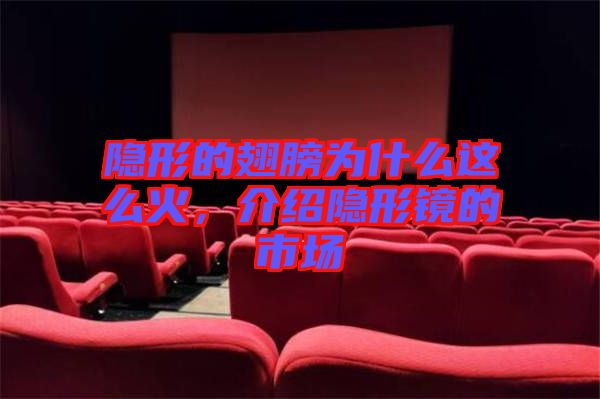 隱形的翅膀為什么這么火，介紹隱形鏡的市場