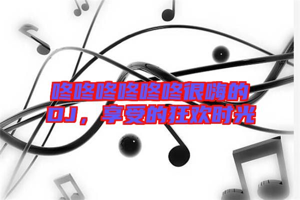 咚咚咚咚咚咚很嗨的DJ，享受的狂歡時(shí)光