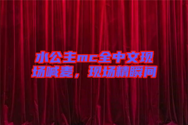水公主mc全中文現(xiàn)場(chǎng)喊麥，現(xiàn)場(chǎng)精瞬間