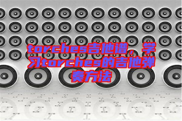 torches吉他譜，學(xué)習(xí)torches的吉他彈奏方法