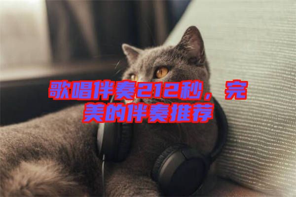 歌唱伴奏212秒，完美的伴奏推薦