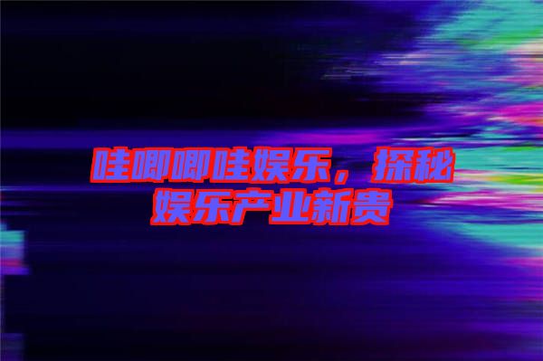 哇唧唧哇娛樂(lè)，探秘娛樂(lè)產(chǎn)業(yè)新貴