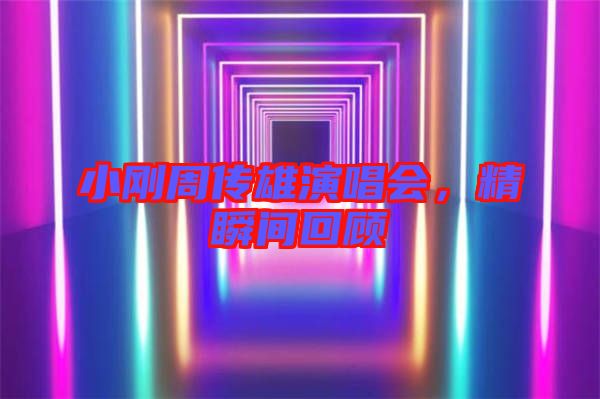 小剛周傳雄演唱會(huì)，精瞬間回顧