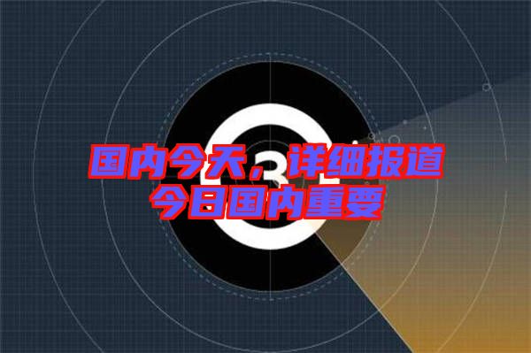 國(guó)內(nèi)今天，詳細(xì)報(bào)道今日國(guó)內(nèi)重要
