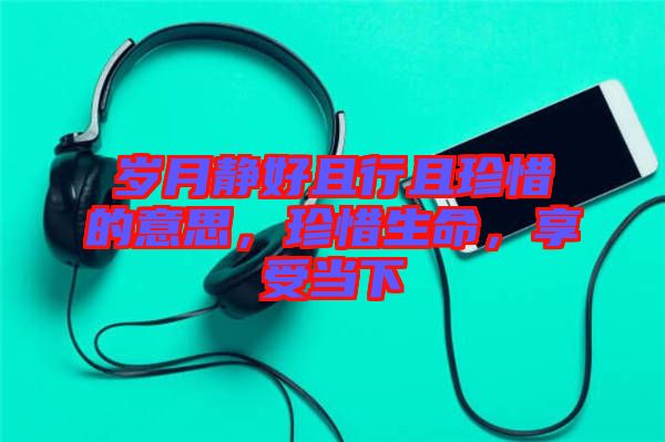 歲月靜好且行且珍惜的意思，珍惜生命，享受當(dāng)下