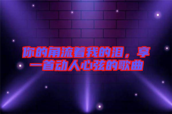你的角流著我的淚，享一首動(dòng)人心弦的歌曲