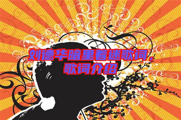 劉德華暗里著迷歌詞，歌詞介紹