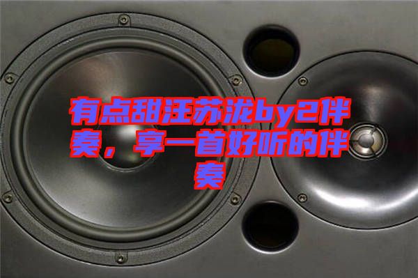 有點甜汪蘇瀧by2伴奏，享一首好聽的伴奏