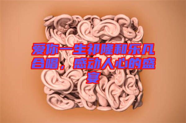 愛你一生祁隆和樂凡合唱，感動(dòng)人心的盛宴