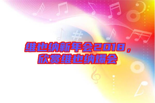 維也納新年會2018，欣賞維也納爆會