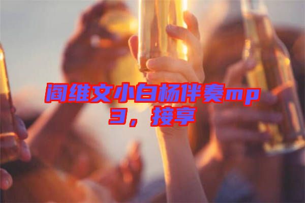 閻維文小白楊伴奏mp3，接享