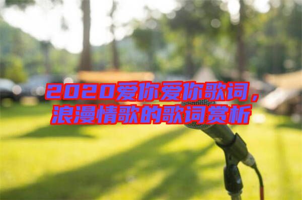 2020愛你愛你歌詞，浪漫情歌的歌詞賞析
