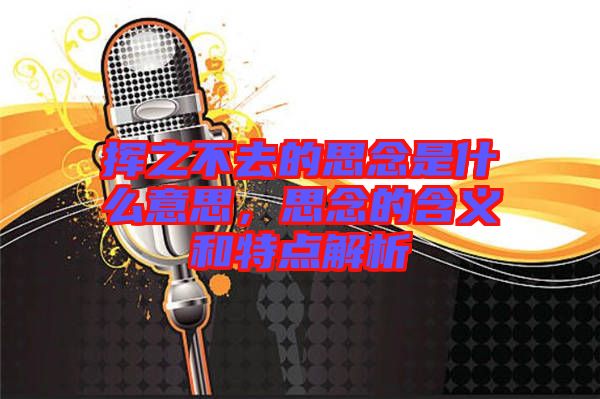 揮之不去的思念是什么意思，思念的含義和特點解析