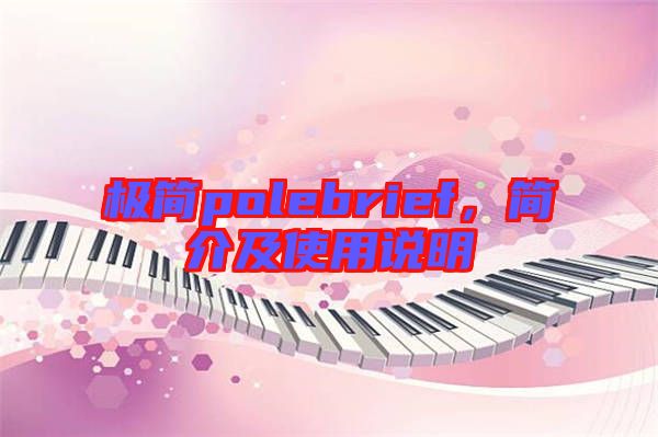 極簡polebrief，簡介及使用說明
