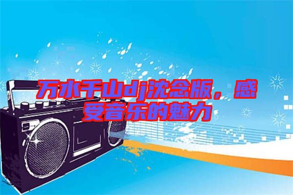 萬水千山dj沈念版，感受音樂的魅力