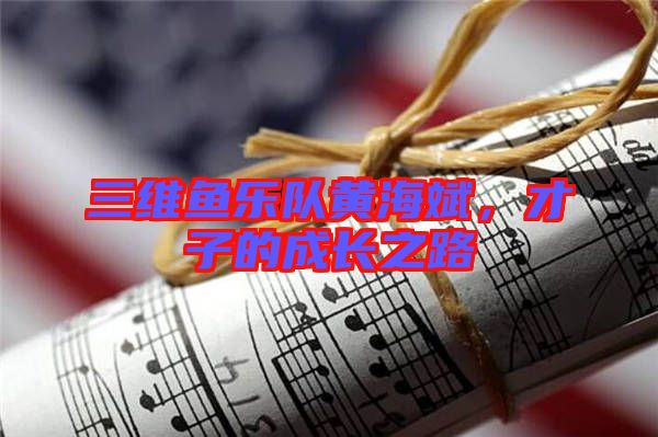 三維魚樂隊黃海斌，才子的成長之路