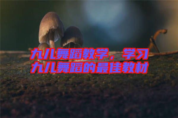 九兒舞蹈教學(xué)，學(xué)習(xí)九兒舞蹈的最佳教材