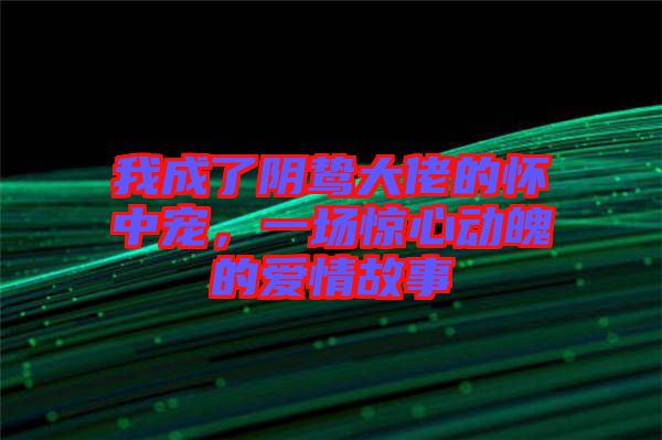 我成了陰鷙大佬的懷中寵，一場(chǎng)驚心動(dòng)魄的愛(ài)情故事