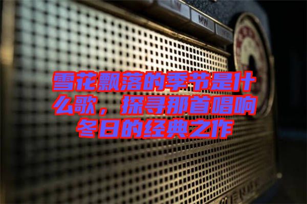 雪花飄落的季節(jié)是什么歌，探尋那首唱響冬日的經(jīng)典之作