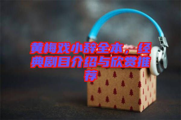 黃梅戲小辭全本，經(jīng)典劇目介紹與欣賞推薦