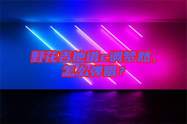 野花吉他譜c調(diào)夢然，怎么彈唱？