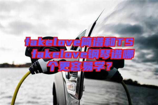 fakelove簡譜和TS fakelove鋼琴譜哪個更容易學？