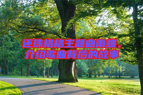 還珠格格主題曲雨蝶，介紹歌曲背后的故事